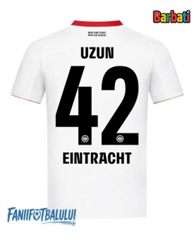 Eintracht Frankfurt Can Uzun #42 Tricou Fotbal Replică 2025-26 Barbati Deplasare